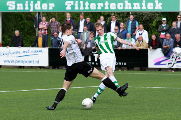 v.v. Berkum - SC Genemuiden. Foto Helmich Lubberts